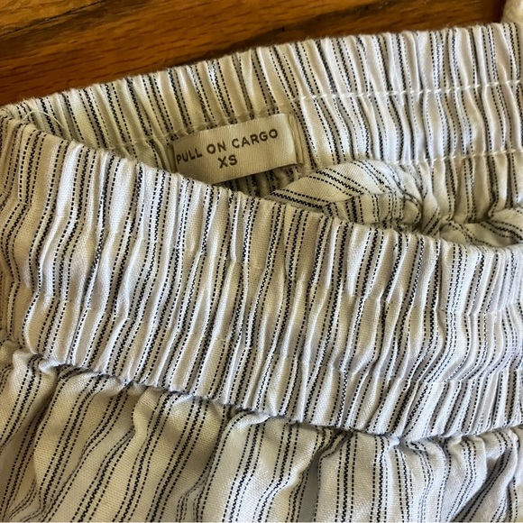 PacSun Pinstripe Pull-On Cargo Slouchy Fit Pants Size: XS - Picture 5 of 5
